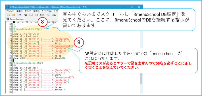 コンフィグ作成手順